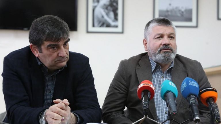 Доц. д-р Юрий Кучев и Неделчо Михайлов коментираха с журналисти работата на Дисципа и Спортно-техническата комисия към БФС