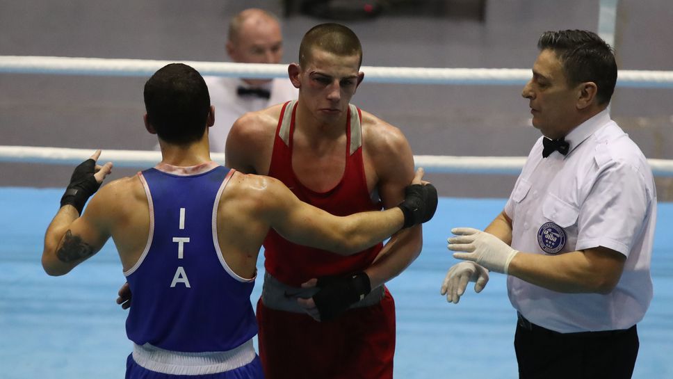 Кристиян Николов, Венсан Киркоров и Йордан Морехон на ринга в Ереван днес  