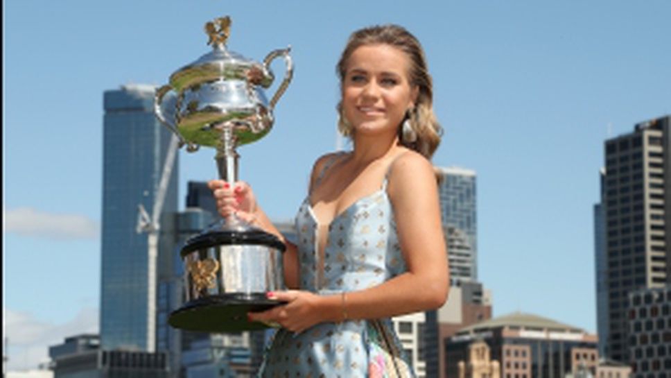 Шампионската фотосесия на София Кенин