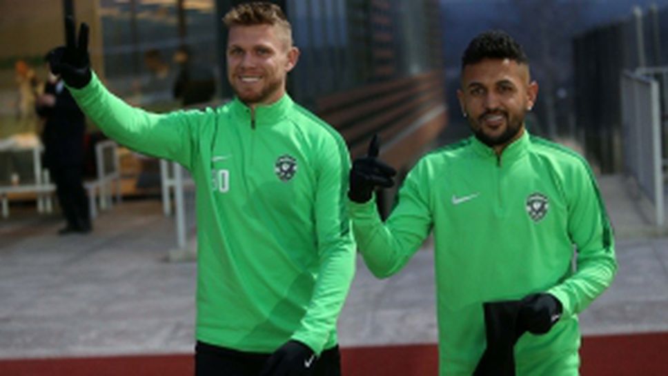 Лудогорец с последна тренировка преди домакинството на гранда Интер