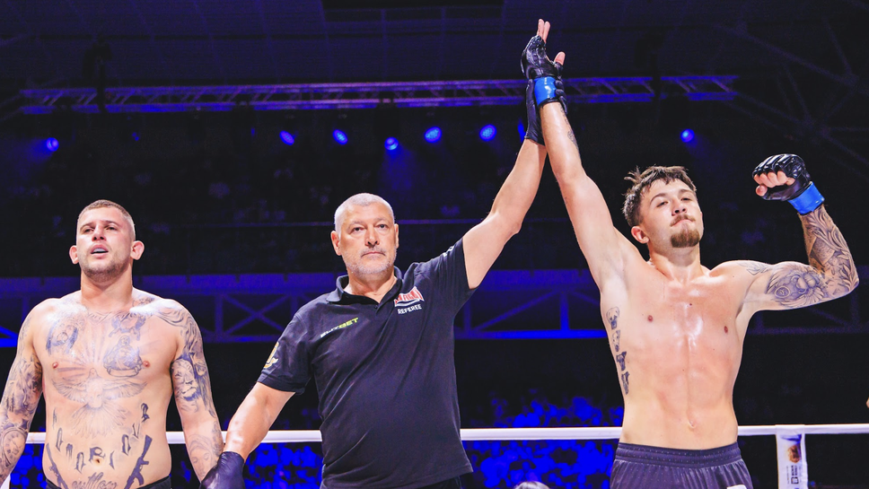 22-годишен англичанин дебютира с успех на MAX FIGHT