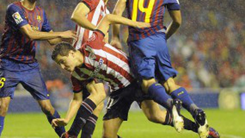 Атлетик ще почива само ден преди мача с Барса