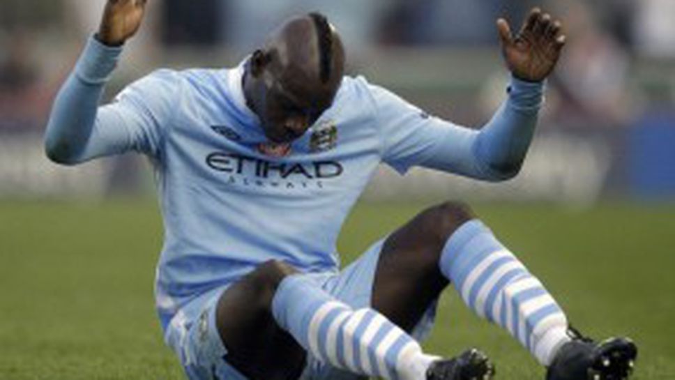 Балотели пак успя да ядоса Манчини