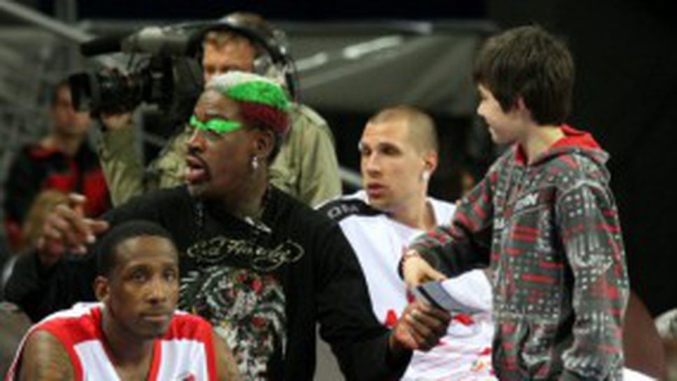 Родман: Не знаех, че баскетбола е толкова популярен в България, догодина ще дойда пак