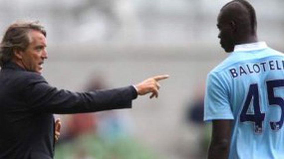 Манчо: Балотели трябва да промени отношението си, за да остане в Сити
