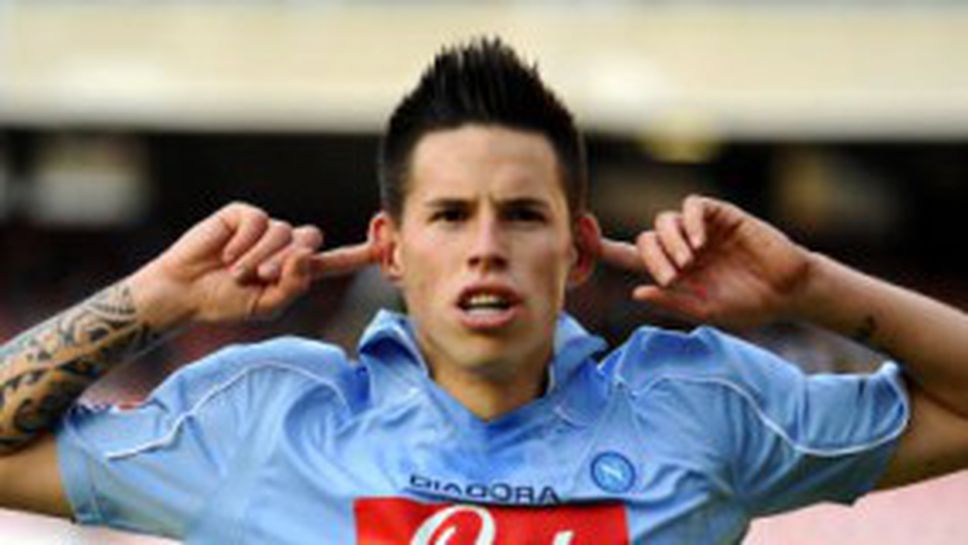 Босът на Наполи: Хамшик вече преподписа, с Кавани остават