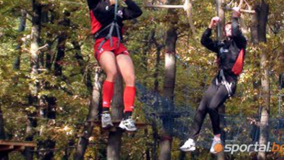 Вижте Катерицата, Тарзан и останалите нинджи от ЦСКА (ВИДЕО + ГАЛЕРИЯ)