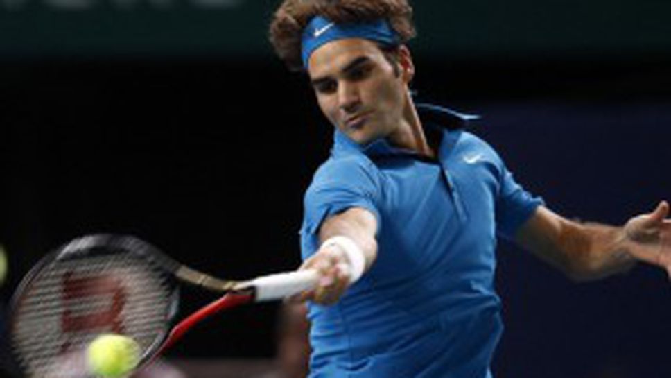 Федерер отнесе Гаске, вижте кои са 1/4-финалните двойки в Париж (видео)