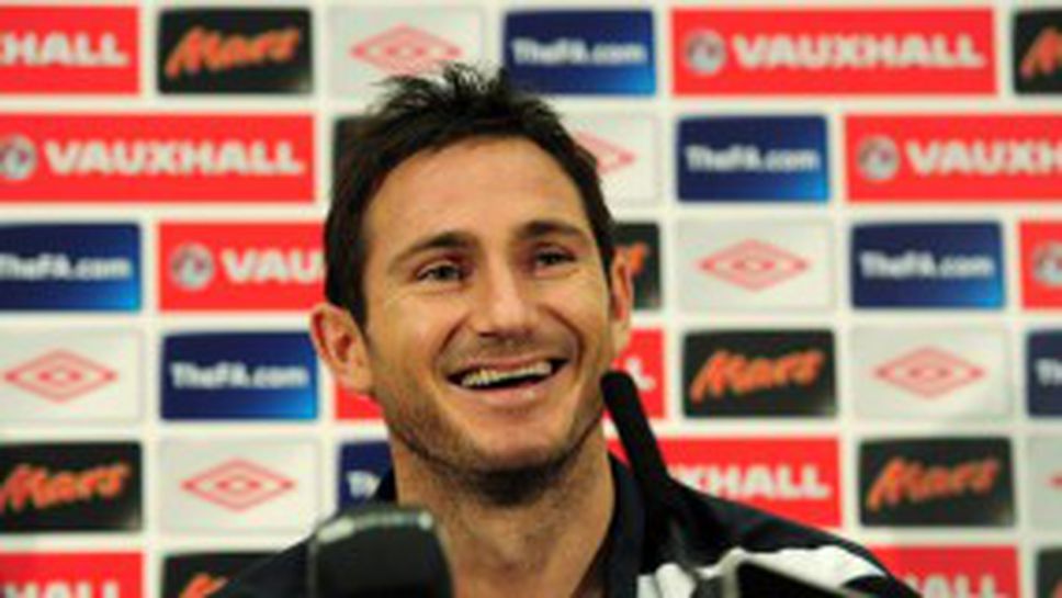 Лампард ще е капитан на Англия срещу Испания