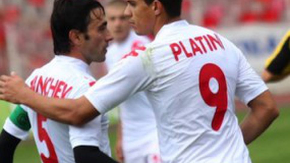 Платини зарязва ЦСКА, "червените" с резервите срещу Славия