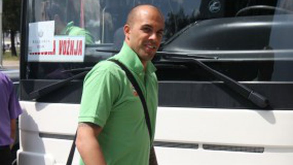 Жега посрещна националите в Подгорица (снимки)