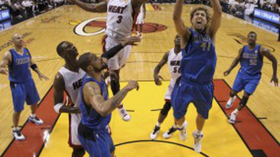 Гледайте Топ 5 на изпълненията от снощния мач между Маями и Далас (видео)