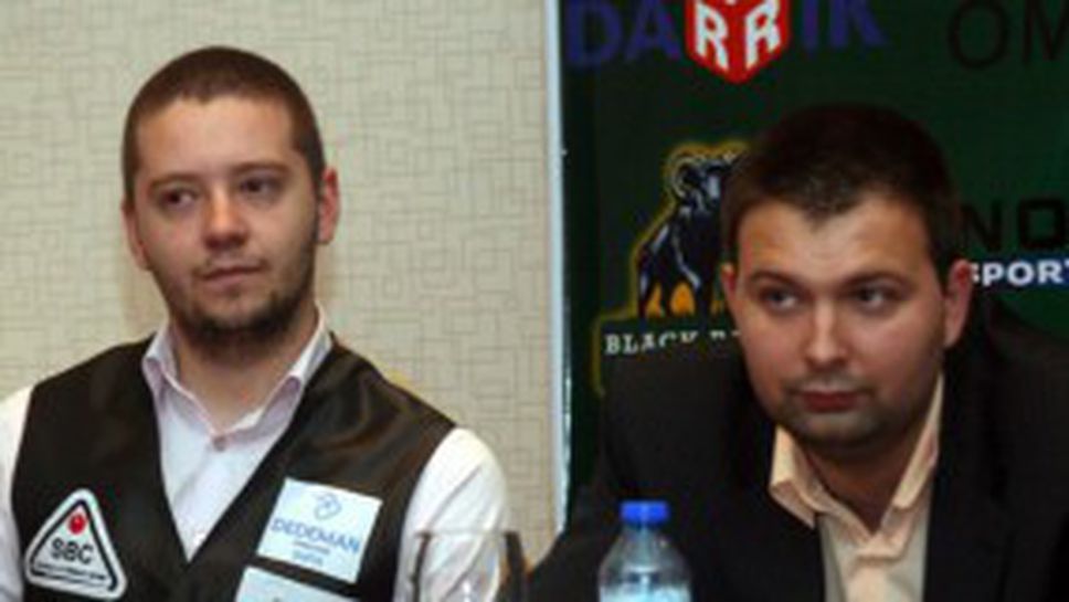 Кръстев и Величков отново бият на ЕП по снукър (видео)