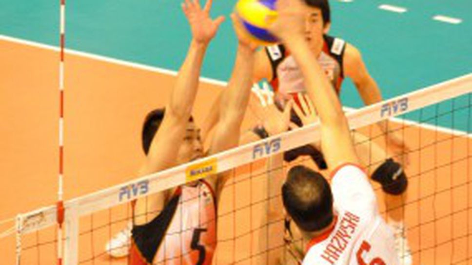 България гони победа №5 в Световната лига срещу Япония