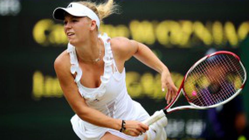 Вожняцки с лесна победа на "Уимбълдън"