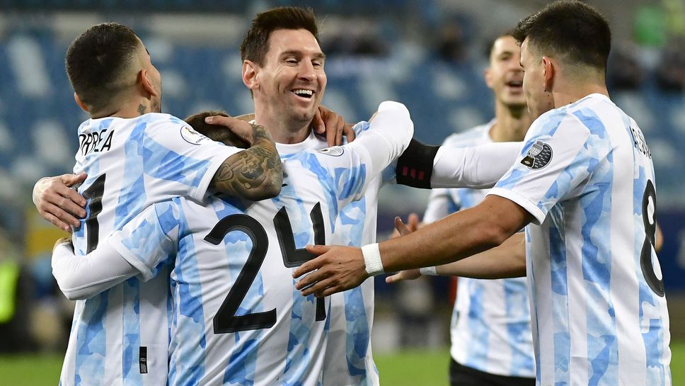 Меси поведе Аржентина към разгром над Боливия в рекордния си мач
