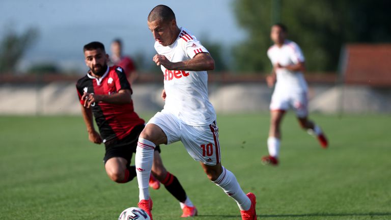  Георги Русев от близка отдалеченост порази вратата на Клишук, ЦСКА 1948 - Ингулец 2:0 