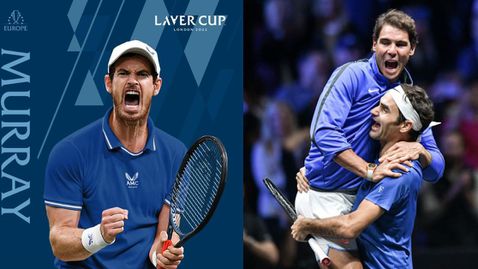  Анди Мъри ще причисли към Надал и Федерер в тима на Европа за 