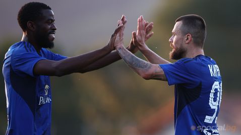 Левски тренира в пълен състав, Карл Фабиен и Ради Кирилов са готови за игра