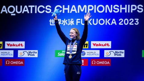 Три световни рекорда в предпоследния ден на Световното по плуване във Фукуока