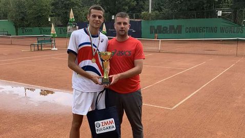 Симеон Терзиев е шампион на България по тенис