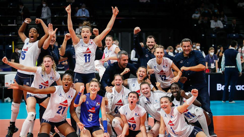 Франция изненада Хърватия и е на 1/4-финал на Евроволей 2021🏐