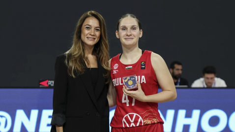 Деяна Станиславова намери място в Идеалната петица на Европейското първенство