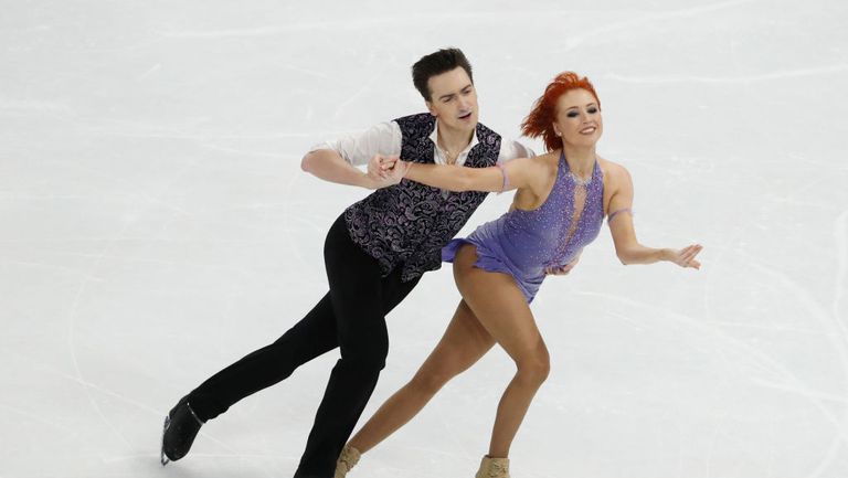 Вицешампионите на Русия при танцовите двойки Тифани Загорски и Джонатан