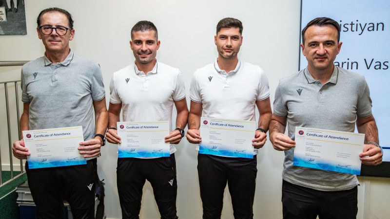 Двама съдии от efbet Лига представиха успешно БФС пред УЕФА