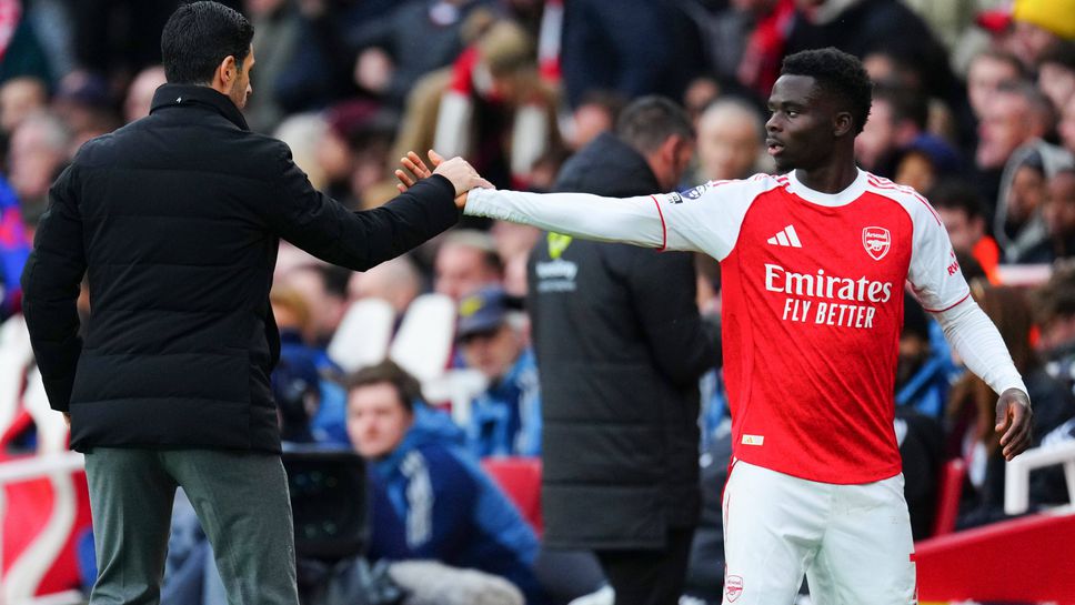 Сака: Наистина вярвам, че можем да спечелим титлата, но не е важно къде си сега, а къде си през април