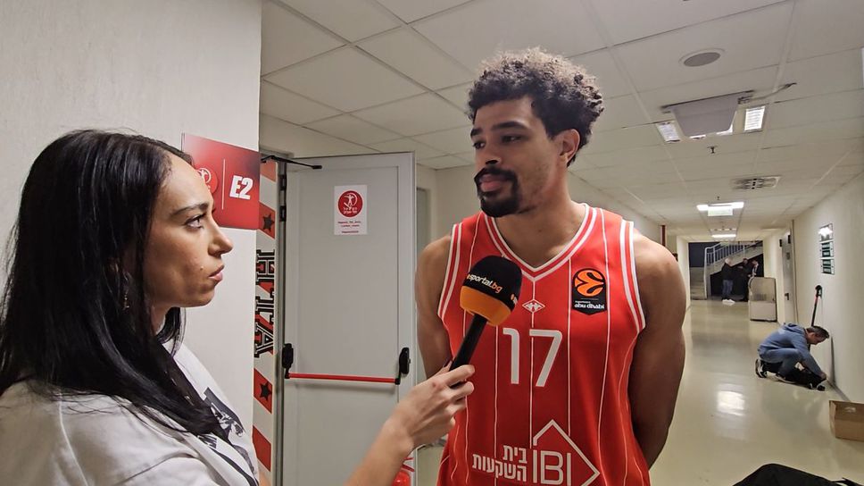 Гардът на Апоел Тел Авиа Колин Малкълм сподели пред Sportal bg