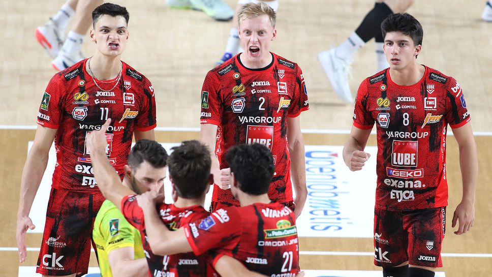 Невероятен Алекс Николов с 29 точки и MVP, Лубе пречупи шампиона Тренто в дербито на Италия