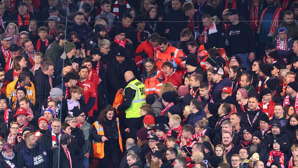 Трагедия с фен развали двубоя на РБ (Лайпциг)