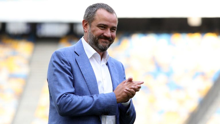 Президентът на украинската футболна федерация УАФ Андрий Павелко е бил