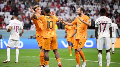 Нидерландия се справи с Катар и чака своя противник на 1/8-финалите на Мондиал 2022