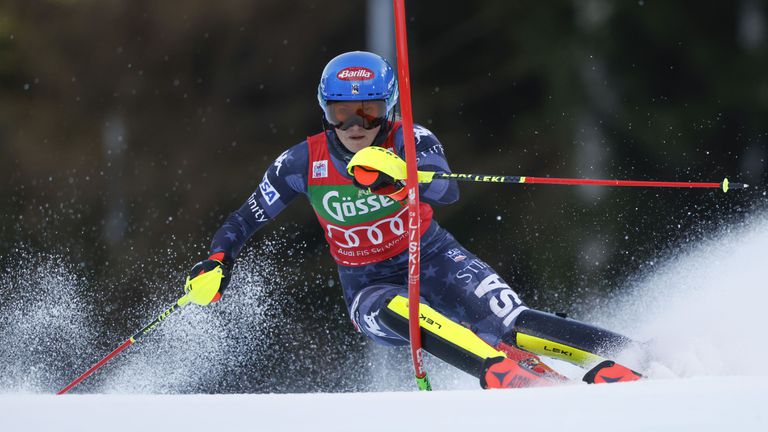 Преследващата своята 80-та победа в Световната купа по ски-алпийски дисциплини