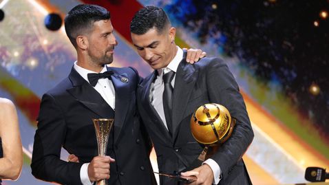 Джокович: Дано Кристиано Роналдо да вкара 1000 гола, а аз да имам 25 титли от "Големия шлем"