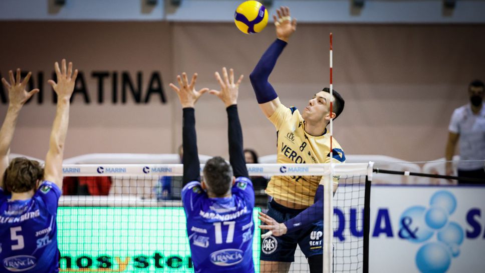 Аспарух Аспарухов с 15 точки и MVP, Верона със 7-а победа в Италия