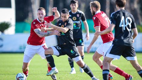  ЦСКА - София вкара три гола за едно полувреме, само че не съумя да приключи лагера в Турция с победа 