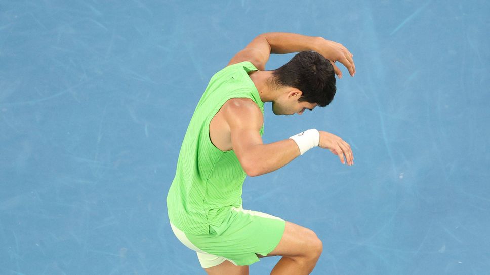Световният №1 в мъжкия тенис Карлос Алкарас изимитира едно от