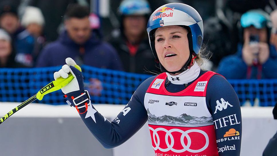 Спускането при жените в швейцарския курорт Кран Монтана от Световната