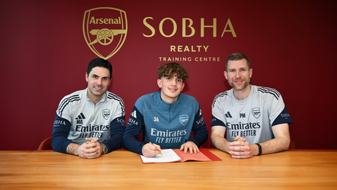 Ученик подписа договор с Арсенал