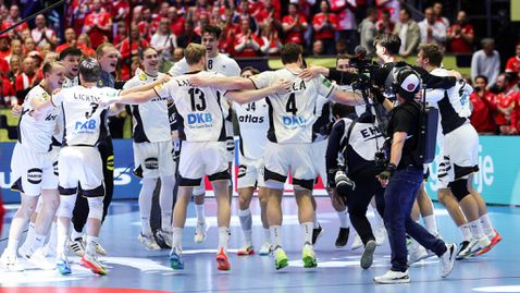  Германия излъга Хърватия и се класира за финала на Европейското по хандбал за мъже 