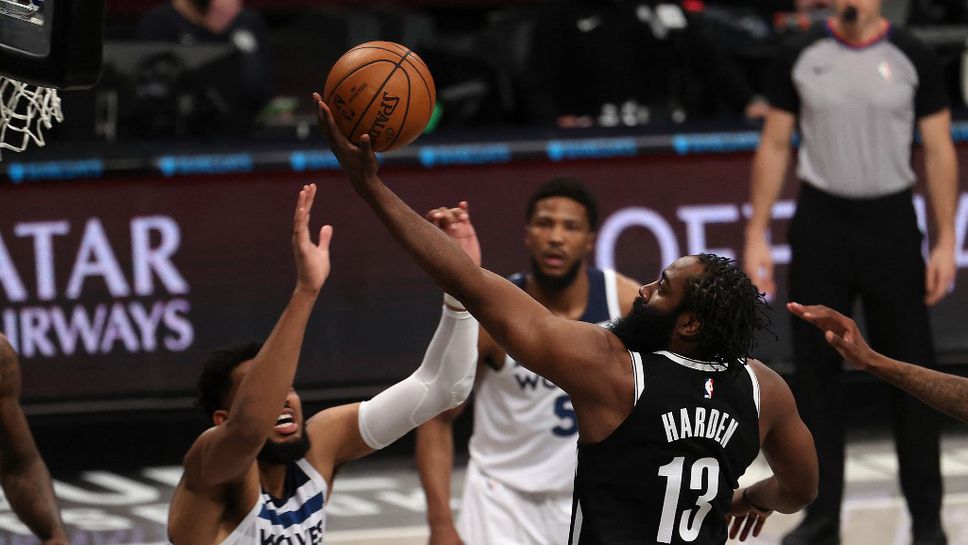 12-и "трипъл-дабъл" на Джеймс Хардън през сезона, лидерът Юта с 35-а победа