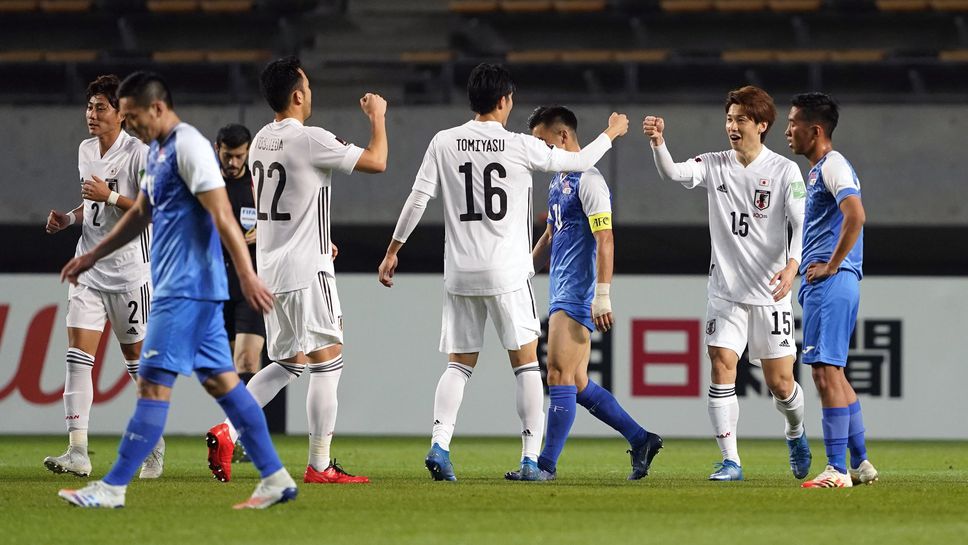 Мач за историята: Япония вкара 14 гола в световна квалификация