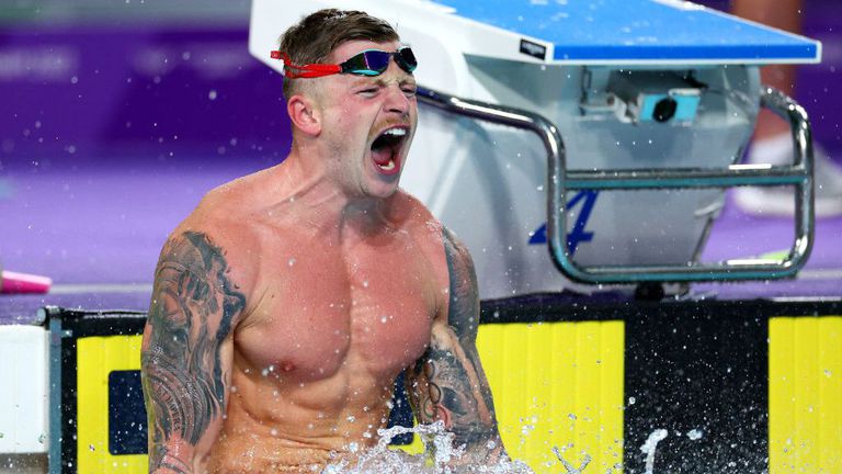 Носителят на три златни олимпийски медала в плуването Адам Пийти