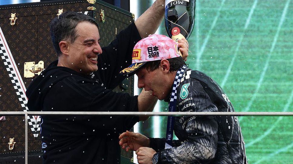 Защо Антонели не получи шампанско на подиума