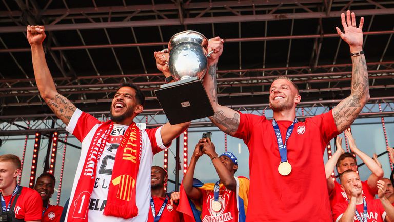 Антверп е новият носител на Купата на Белгия Играчите на