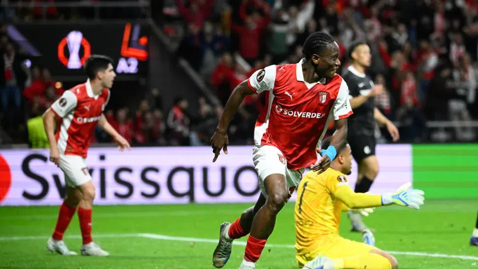 Брага попари Фрайбург в добавеното време и взе преднина преди реванша