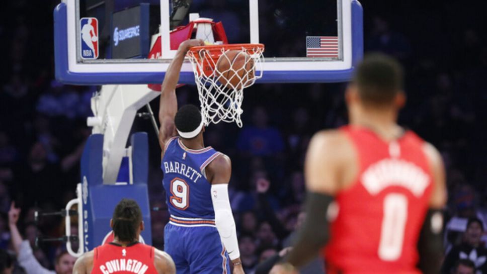 Ню Йорк Никс оцеля в трилър срещу Хюстън